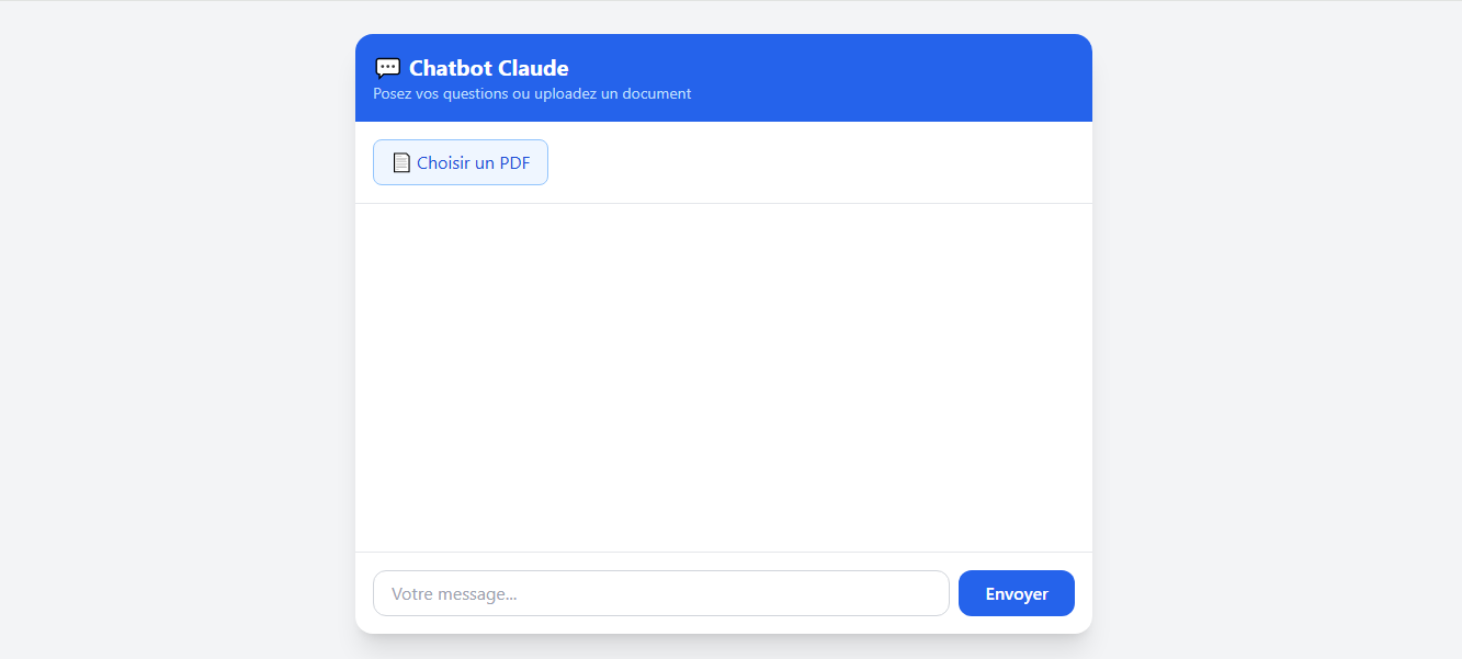 Aperçu du Chatbot Documentaire